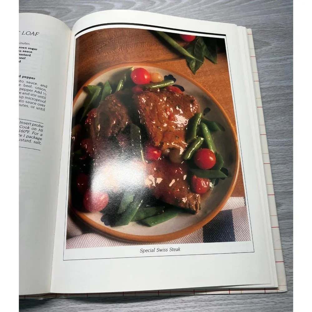 Vintage Kenmore Microwave Cooking Cookbook 1987 Sears Hardcover Recipes